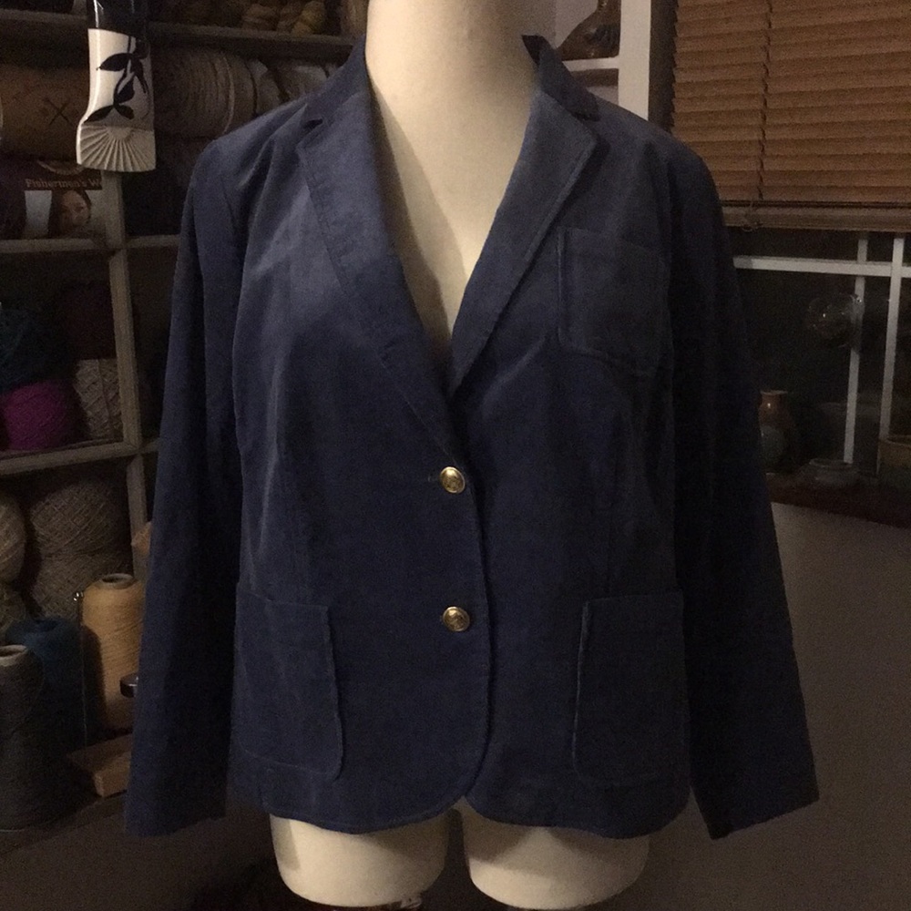 NWOT Talbots corduroy blazer